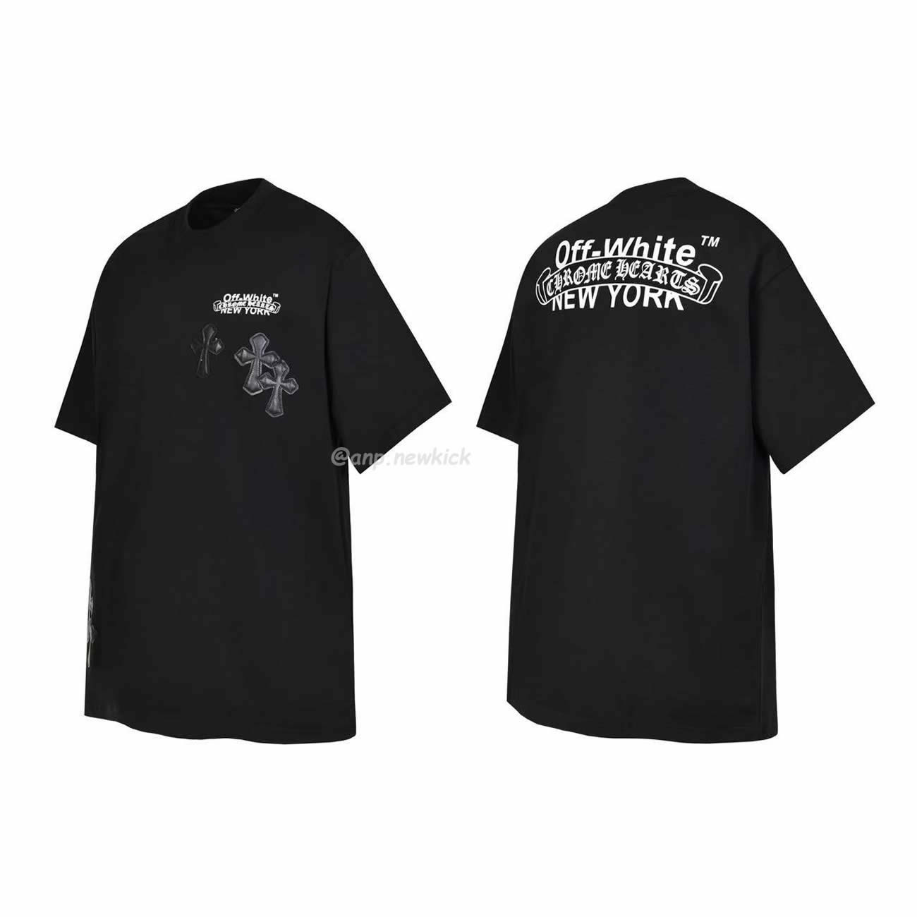 Chrome Hearts X Off White Casual Tee (6) - www.newkick.org